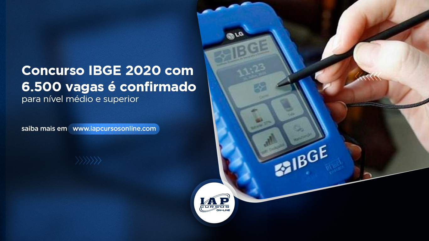 Concurso IBGE com 6.500 vagas é confirmado para nível médio e superior